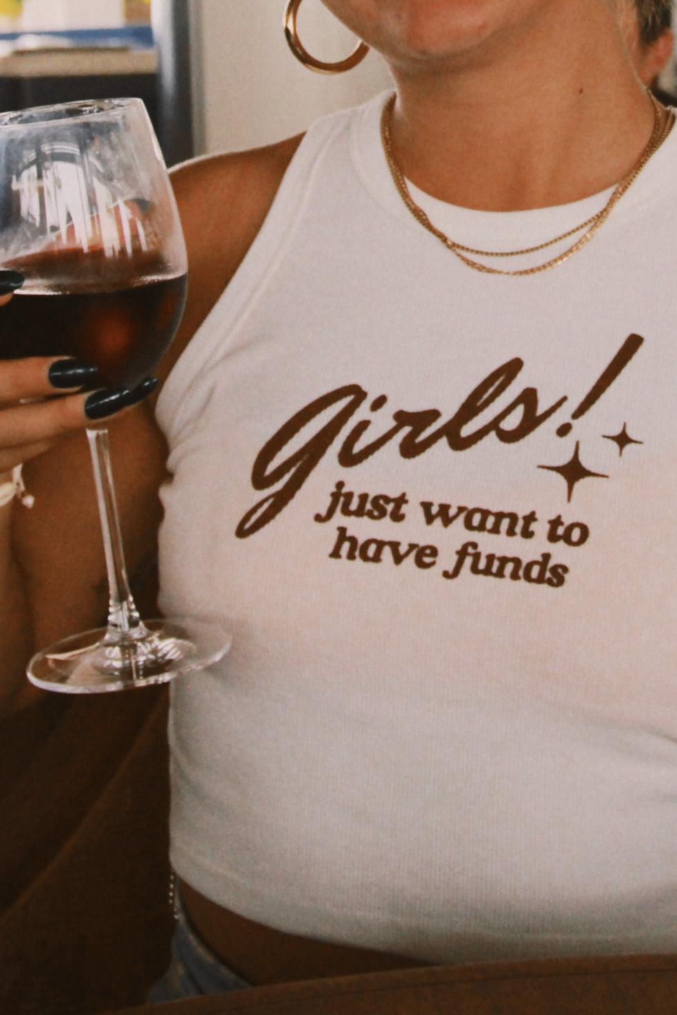 Girls Just Want To Have Funds Tank Top