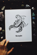 Load image into Gallery viewer, The Scorpio Zodiac Print
