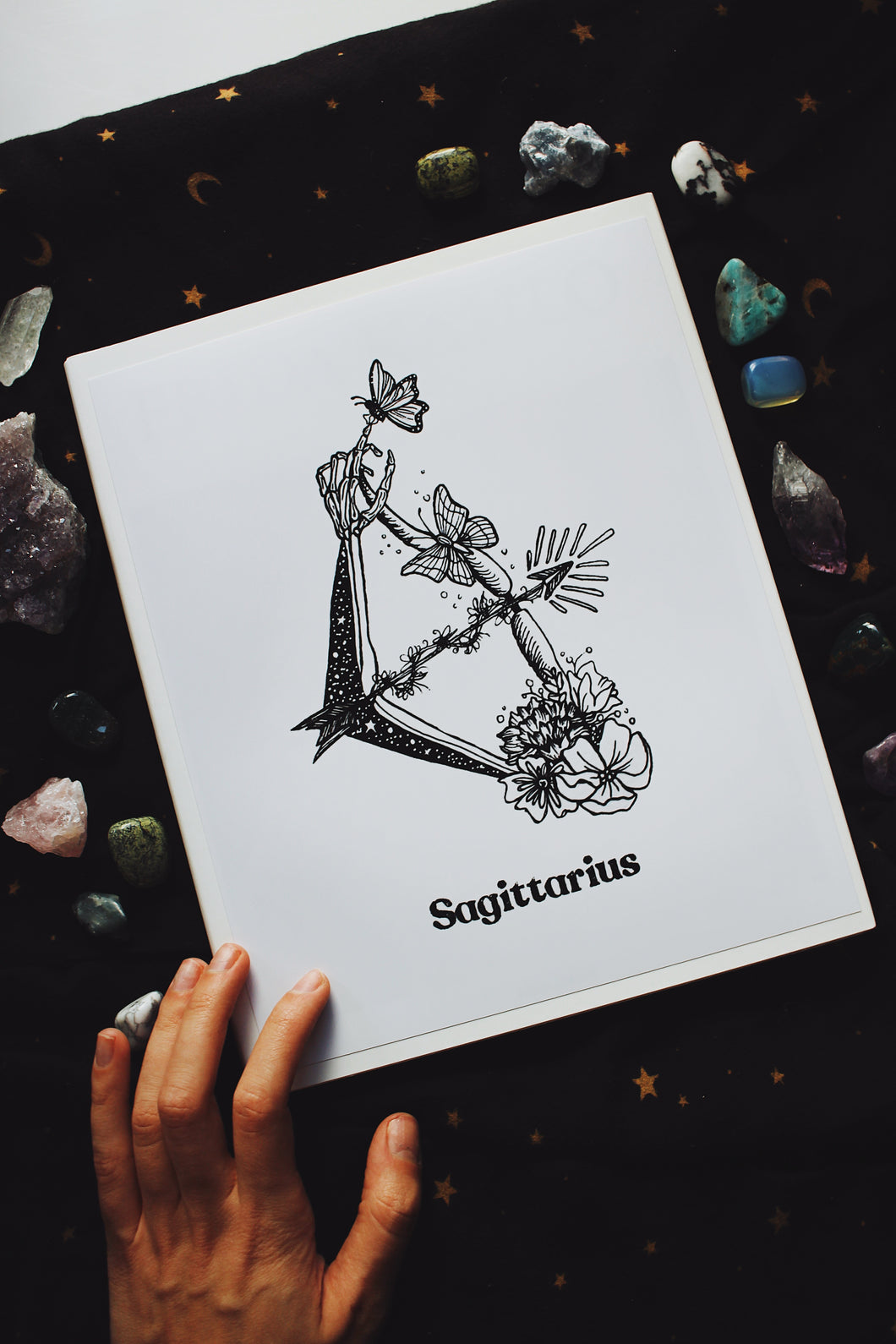 The Sagittarius Zodiac Print