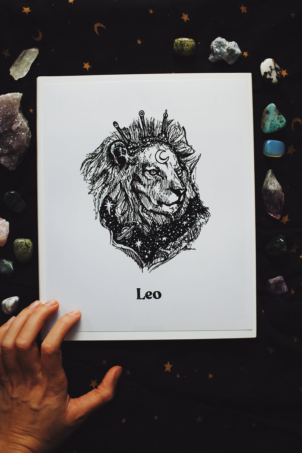 The Leo Zodiac Print