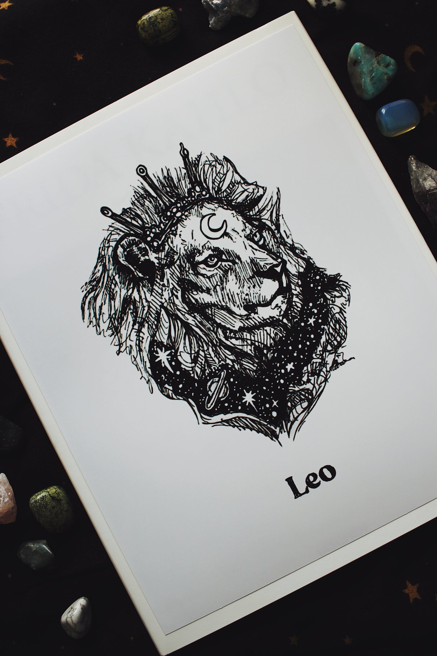 The Leo Zodiac Print