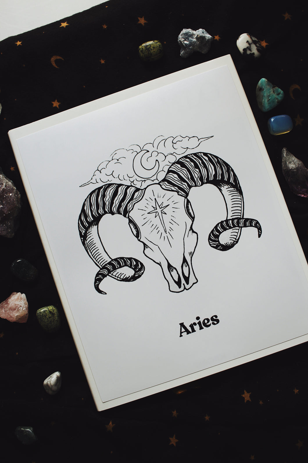 The Aries Zodiac Print