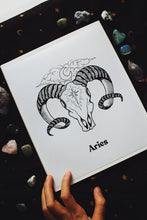 Load image into Gallery viewer, The Aries Zodiac Print
