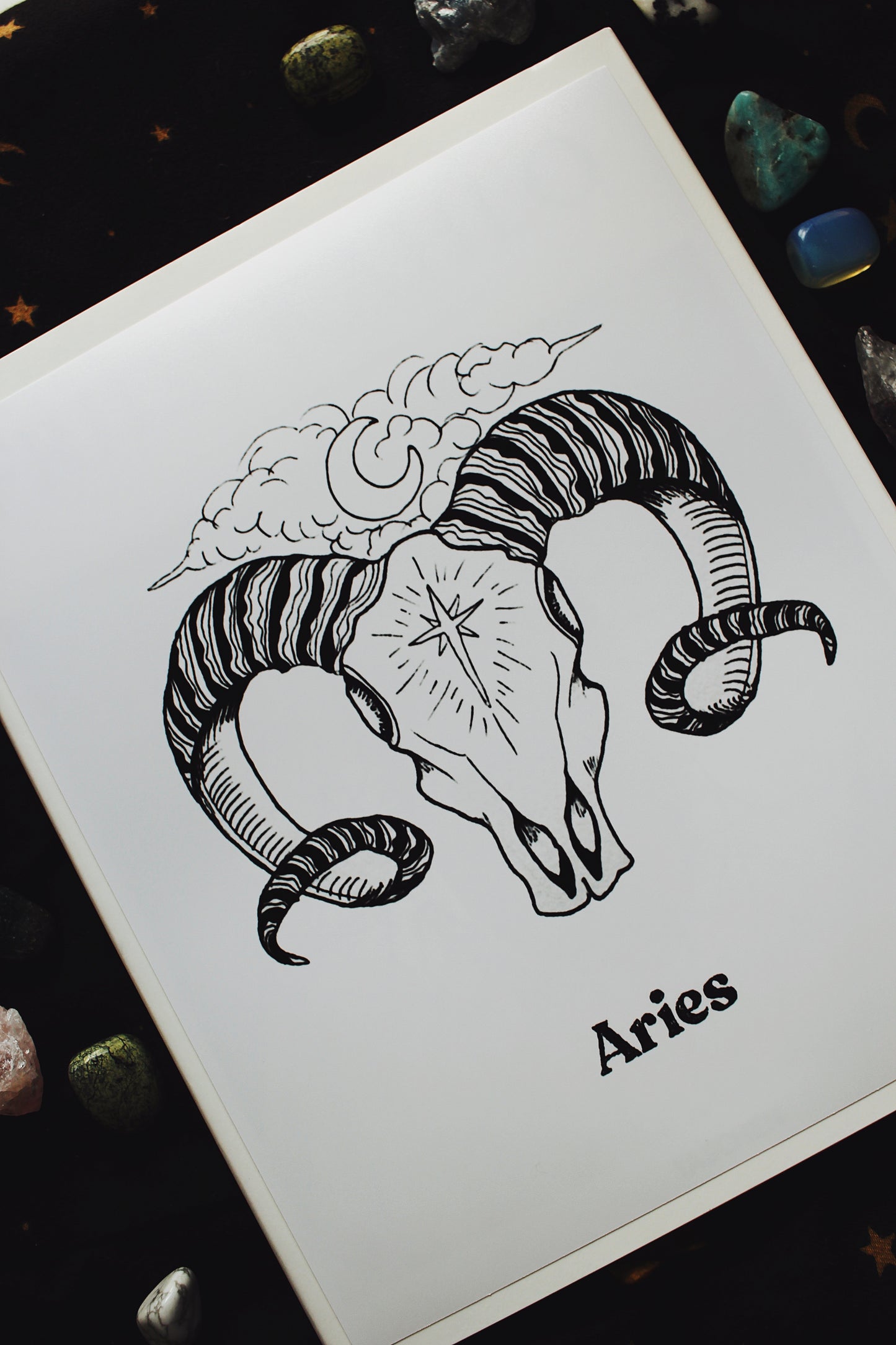 The Aries Zodiac Print