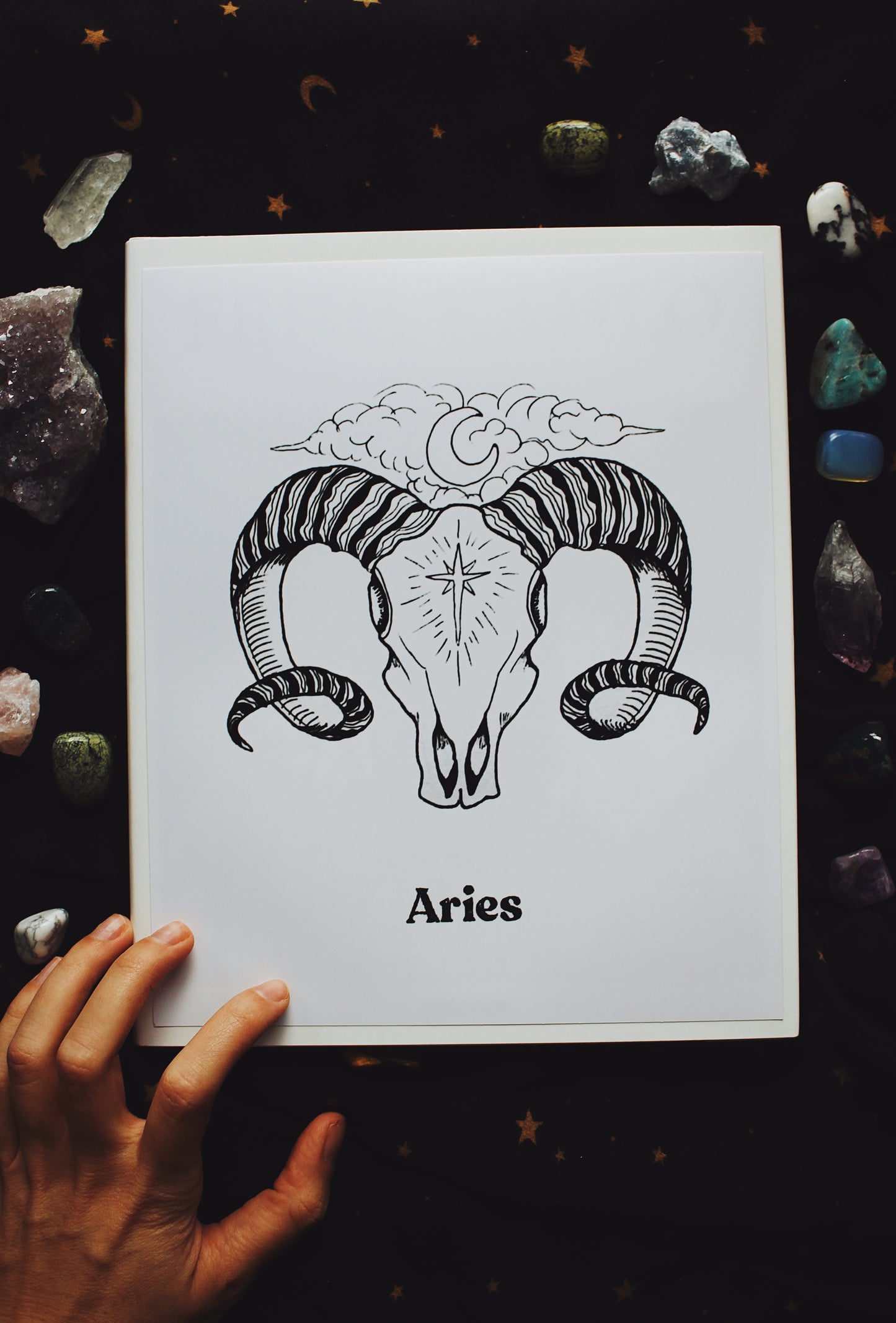 The Aries Zodiac Print