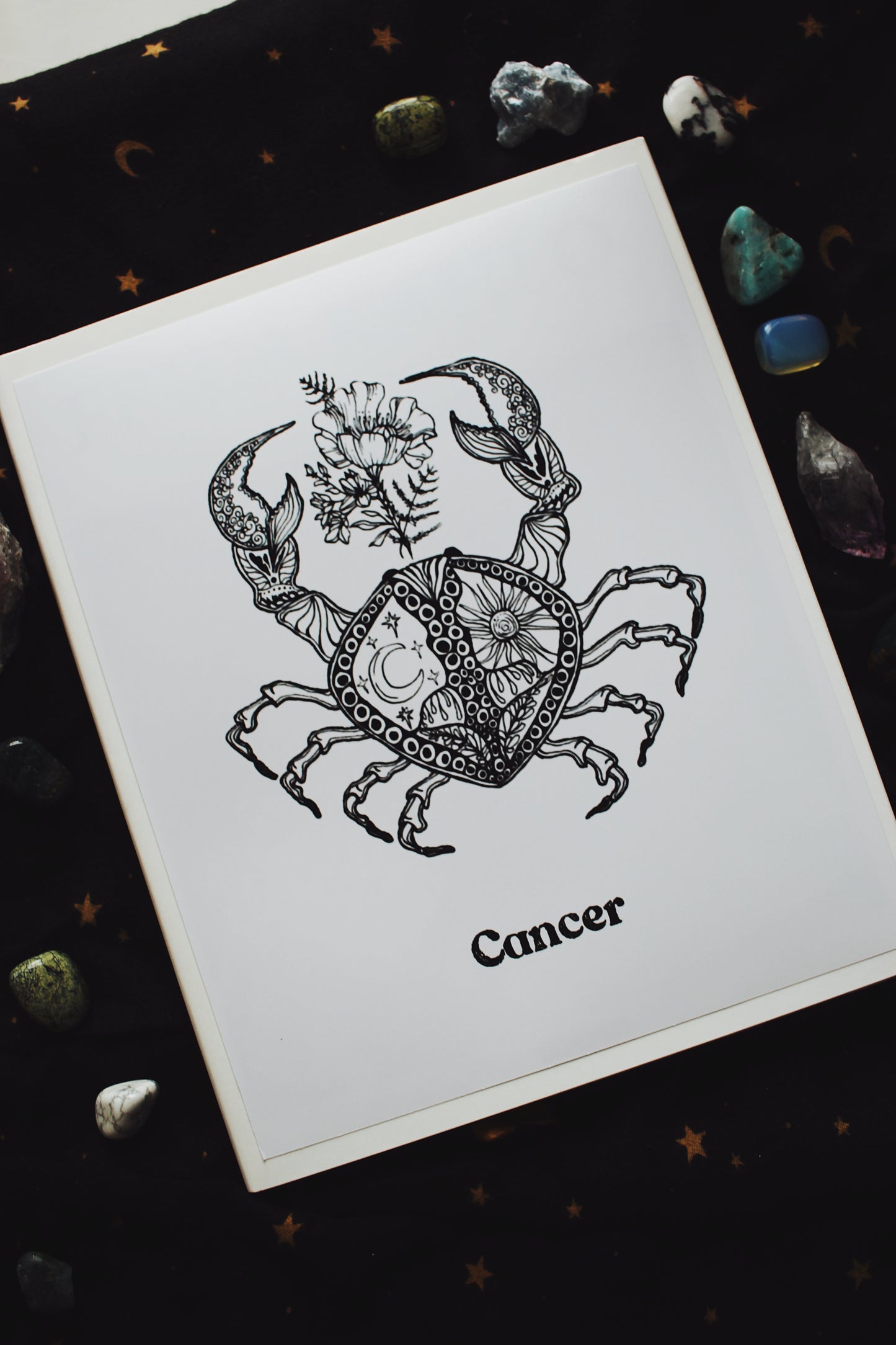 The Cancer Zodiac Print