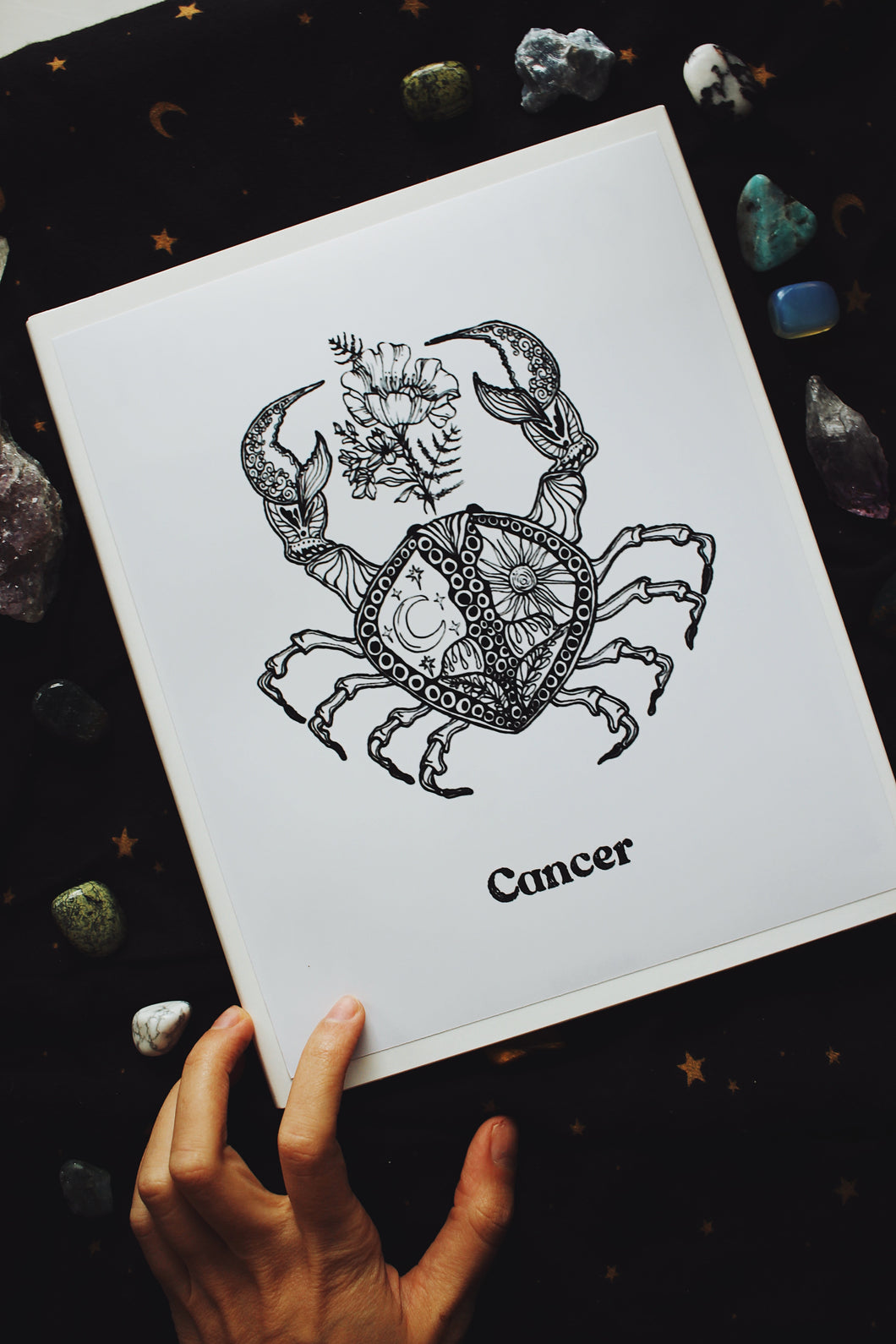 The Cancer Zodiac Print