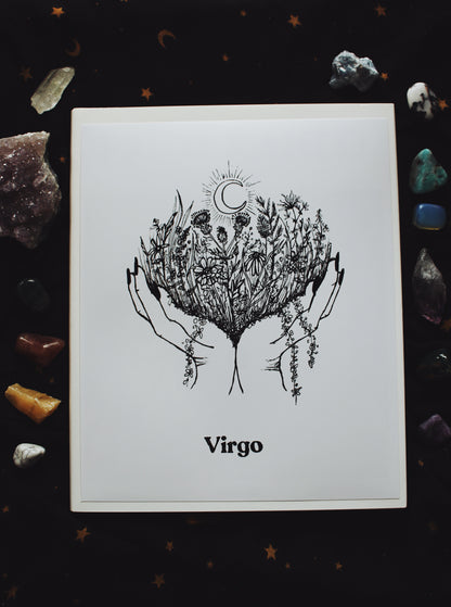 The Virgo Zodiac Print