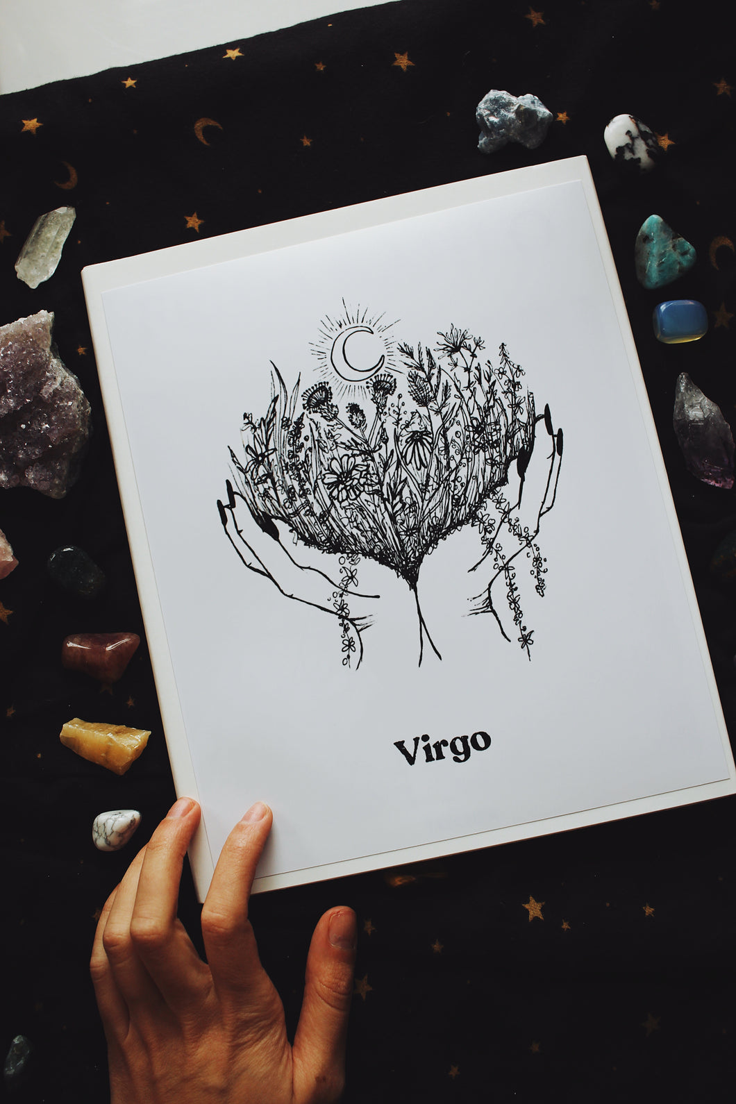The Virgo Zodiac Print
