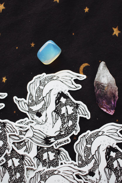 The Pisces Zodiac Sticker