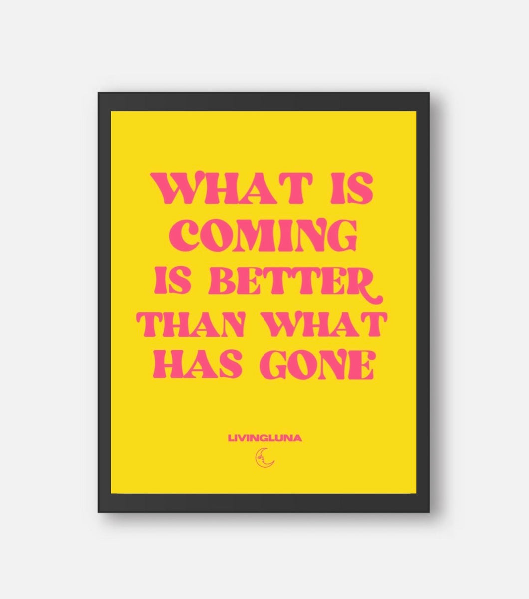 Better Things Poster in Yellow