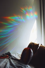 Load image into Gallery viewer, Stay Close to Sunshine Suncatcher Window Decal / Rainbow Maker
