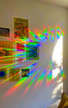 Load image into Gallery viewer, Book Fairy Suncatcher Window Decal / Rainbow Maker
