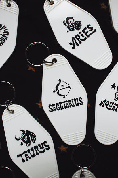 Sagittarius Zodiac Sign Keychain