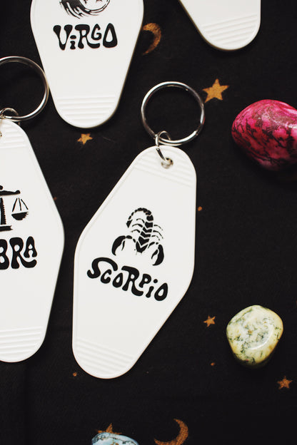 Scorpio Zodiac Sign Keychain