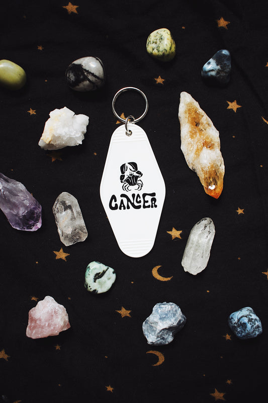 Cancer Zodiac Sign Keychain