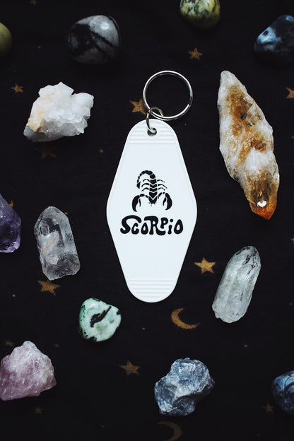 Scorpio Zodiac Sign Keychain