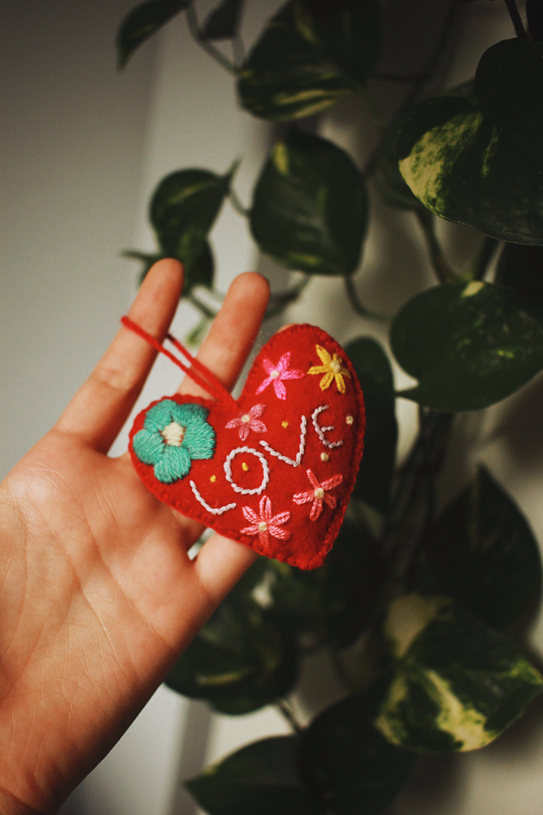 Handmade Love Ornament / Car Hanging