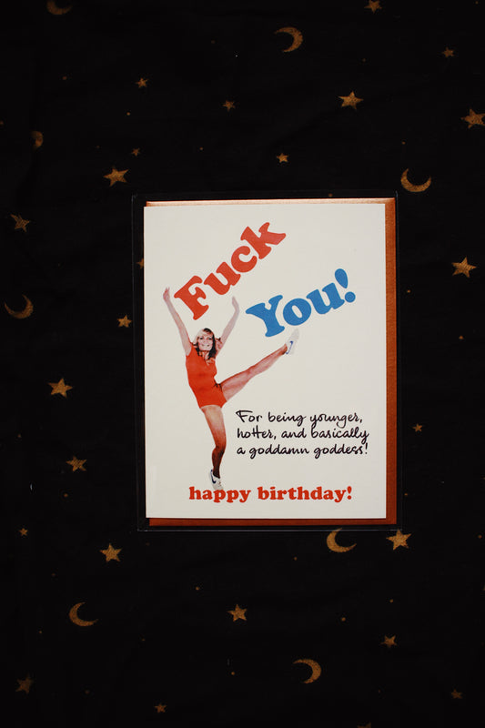 F U Greeting Card