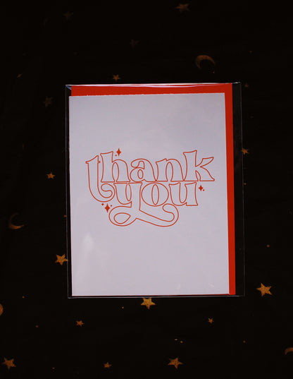 Thank You Greeting Card