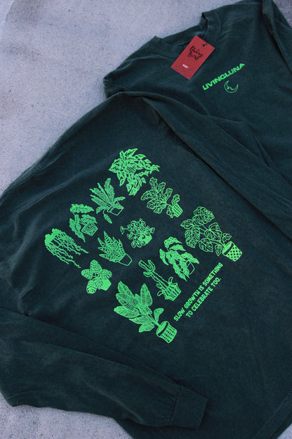 Plant Lover Long Sleeve in Forest Green