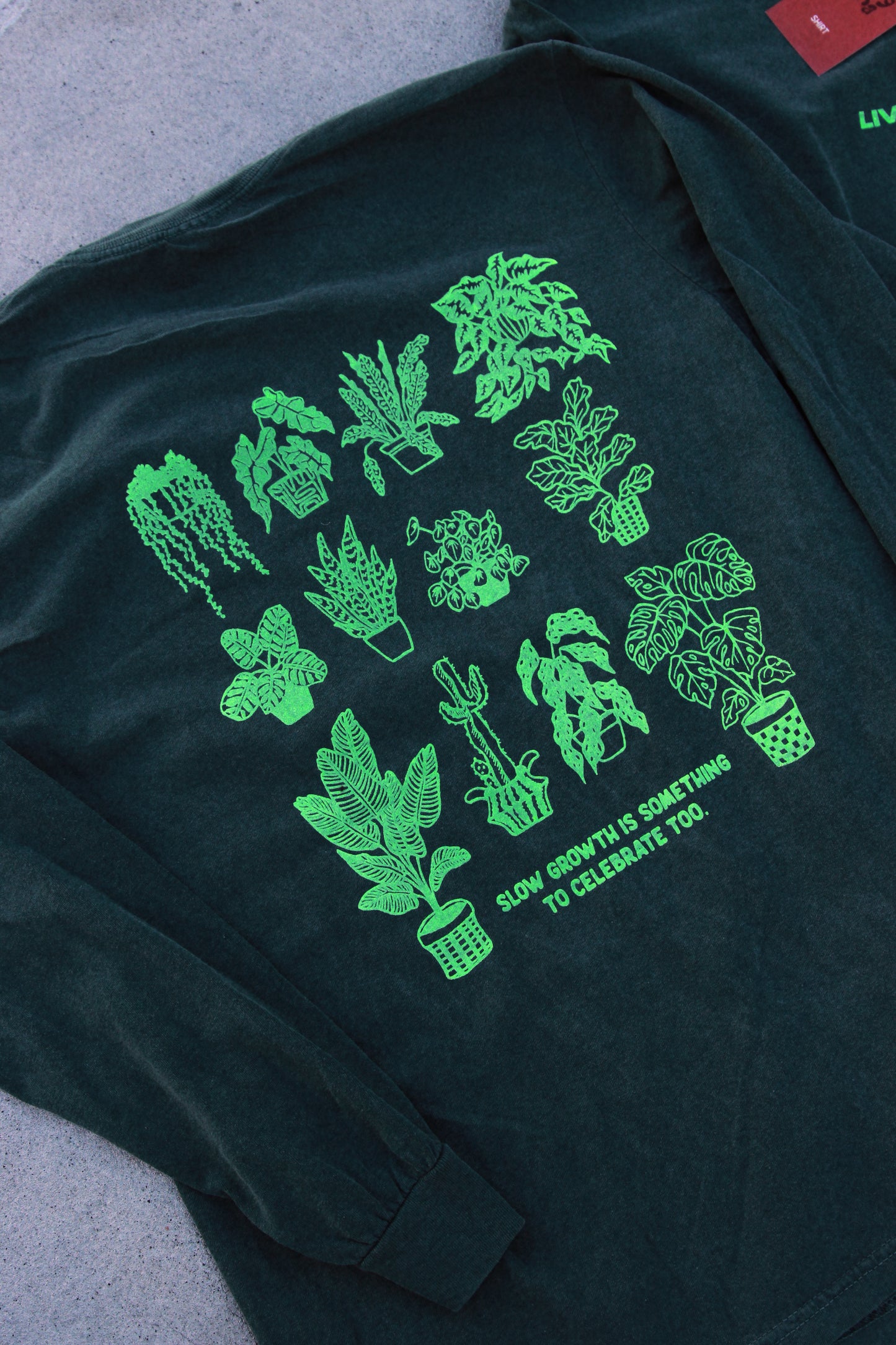 Plant Lover Long Sleeve in Forest Green