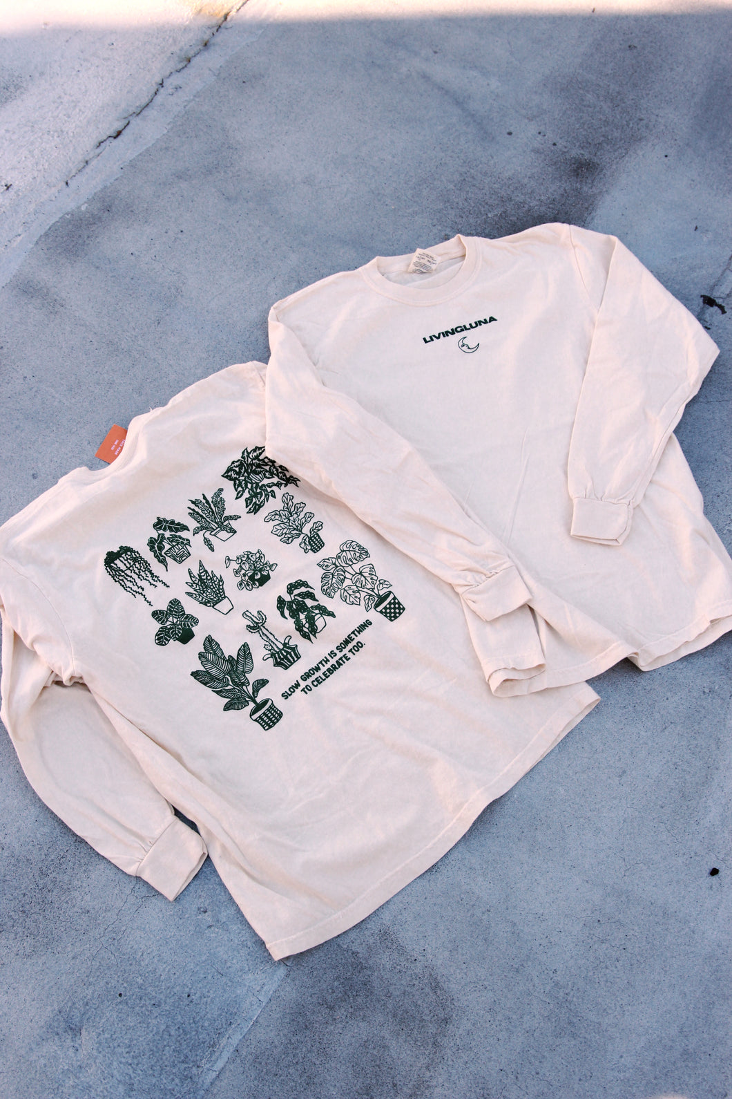Plant Lover Long Sleeve in Cream