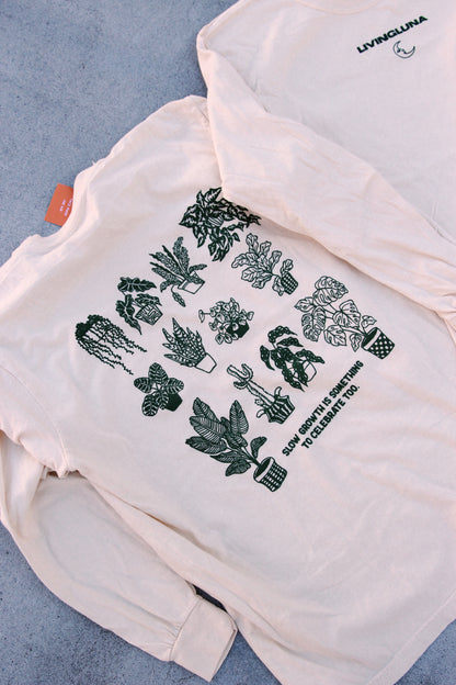 Plant Lover Long Sleeve in Cream