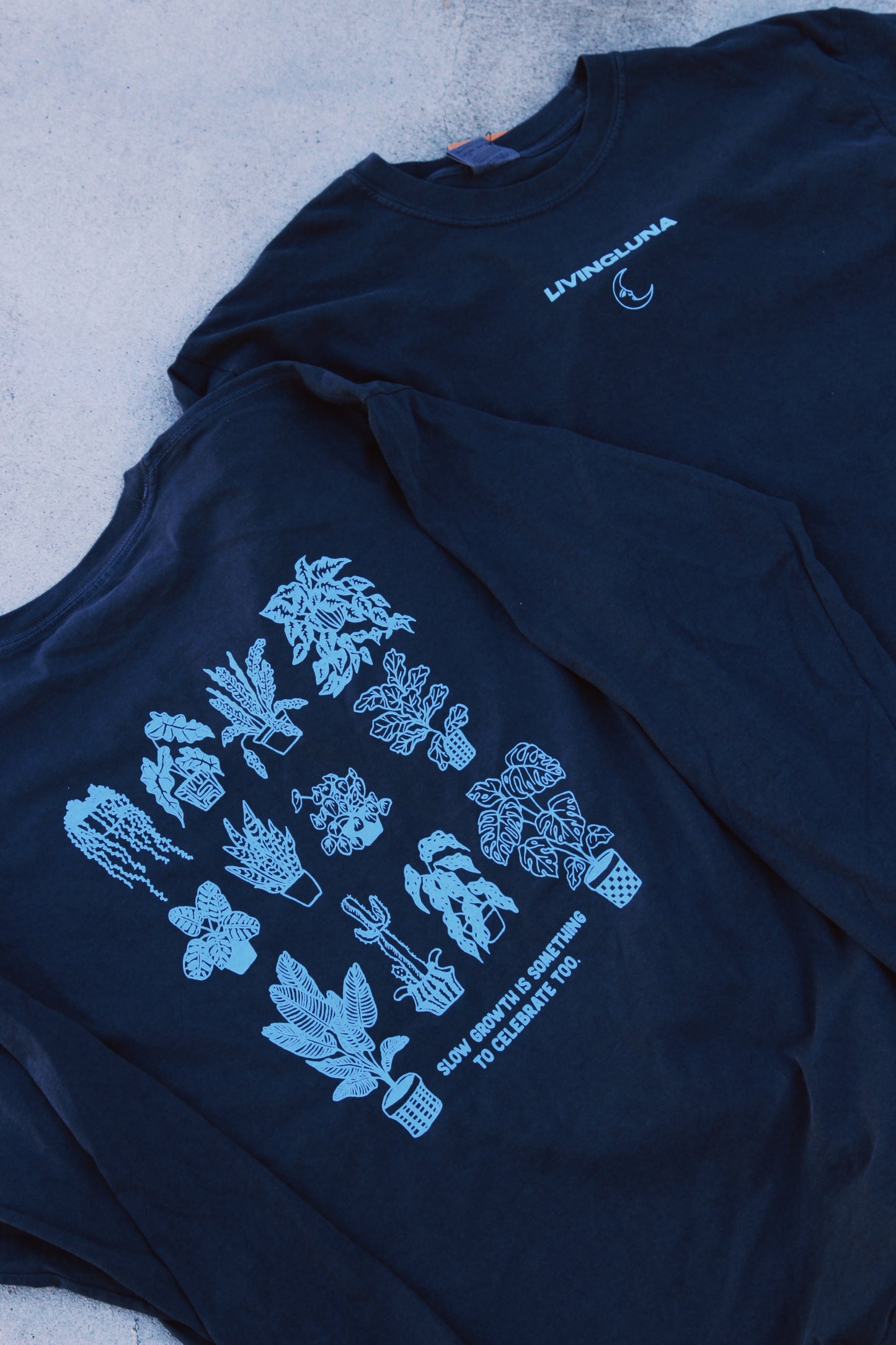 Plant Lover Long Sleeve in Indigo