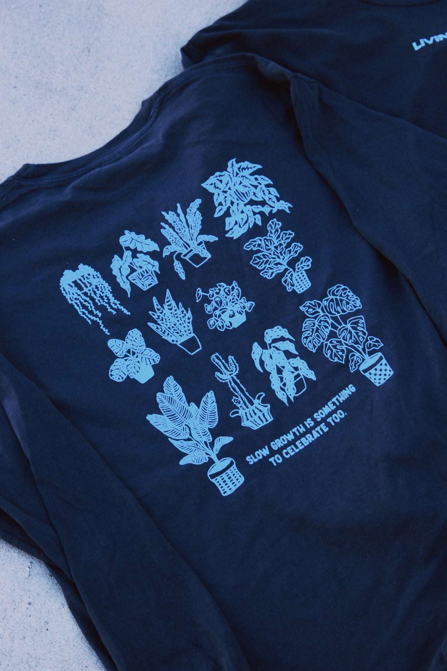 Plant Lover Long Sleeve in Indigo